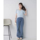 リボンつきロゴ刺繍ニットプルオーバー | RETRO GIRL | 詳細画像8