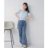 リボンつきロゴ刺繍ニットプルオーバー | RETRO GIRL | 詳細画像9