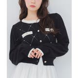 BLK1 | ビジュー付ヴィンテージカーデ | RETRO GIRL