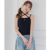 プレート付ホルターキャミソール | RETRO GIRL | 詳細画像9 