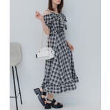 C/BLK | BIGリボンロングOP | RETRO GIRL