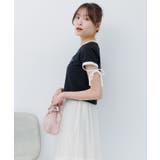 袖リボンビジューロゴTEE | RETRO GIRL | 詳細画像12