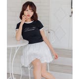 袖リボンビジューロゴTEE | RETRO GIRL | 詳細画像13
