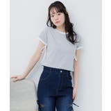 袖リボンビジューロゴTEE | RETRO GIRL | 詳細画像23