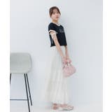 袖リボンビジューロゴTEE | RETRO GIRL | 詳細画像5