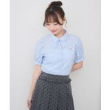 リボンカラーパフ袖ブラウス | RETRO GIRL | 詳細画像12 