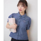 リボンカラーパフ袖ブラウス | RETRO GIRL | 詳細画像2 
