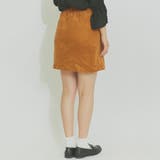 ●Emsexcite● ベーカーコーデュロイ台形スカート | RETRO GIRL | 詳細画像3 