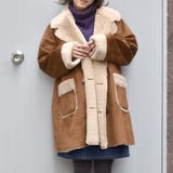 ダークブラウン | ●Emsexcite● Fムートンコート | RETRO GIRL