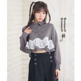 GRY0 | ペプラム裾レースSH | RETRO GIRL