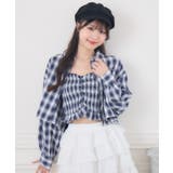 C/BLU | チェックSH&キャミSET | RETRO GIRL