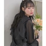 BLK1 | 肩リボンフリルBL | RETRO GIRL