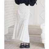 P/WHT | シャーリングマーメイドSK | RETRO GIRL