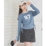 袖ラインドロストTEE | RETRO GIRL | 詳細画像1