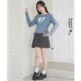 袖ラインドロストTEE | RETRO GIRL | 詳細画像3