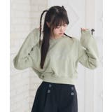 ラメ刺繍ロゴトレーナー | RETRO GIRL | 詳細画像17