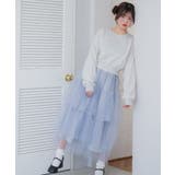 ラメ刺繍ロゴトレーナー | RETRO GIRL | 詳細画像3