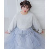 ラメ刺繍ロゴトレーナー | RETRO GIRL | 詳細画像4