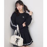 BLK1 | 【セットアイテム】レース付き裏毛SETUP | RETRO GIRL