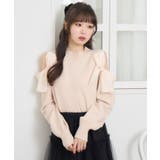 PNK0 | 肩あきリボンNTPO | RETRO GIRL