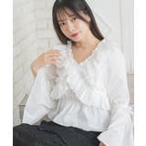 WHT1 | クロスフリルBL | RETRO GIRL