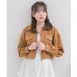 ロゴ刺繍スエードJK | RETRO GIRL | 詳細画像7 