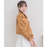 ロゴ刺繍スエードJK | RETRO GIRL | 詳細画像8 