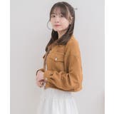 ロゴ刺繍スエードJK | RETRO GIRL | 詳細画像9 