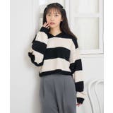 ボーダーショートNTフーディー | RETRO GIRL | 詳細画像6 