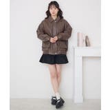 リボン刺繍FレザーJK | RETRO GIRL | 詳細画像10 