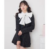 BLK1 | キラキラリボン付ツイードJK | RETRO GIRL