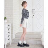 パイピングリボンチェックBL | RETRO GIRL | 詳細画像4 