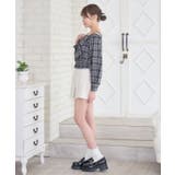 パイピングリボンチェックBL | RETRO GIRL | 詳細画像6 