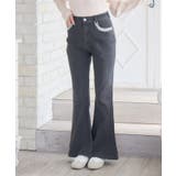 BLK1 | ポケットレースデニムPT | RETRO GIRL