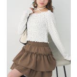 P/WHT | シャーリングインナーCT | RETRO GIRL