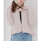 PNK0 | ペプラムバルーンパーカー | RETRO GIRL