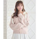 肩リボン起毛カーデ | RETRO GIRL | 詳細画像25 