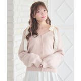 肩リボン起毛カーデ | RETRO GIRL | 詳細画像26 