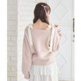 肩リボン起毛カーデ | RETRO GIRL | 詳細画像28 