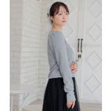 小花柄ワッフルロンTEE | RETRO GIRL | 詳細画像30