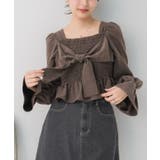 BRN0 | フロントリボンシャーリングBL | RETRO GIRL