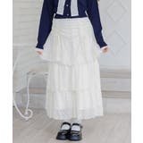 P/WHT | ドロストティアードSK | RETRO GIRL