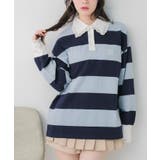 レース付きラガーSH | RETRO GIRL | 詳細画像1 