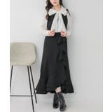 BLK1 | ラッフルロングキャミOP | RETRO GIRL