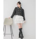 レース付ツイードコート | RETRO GIRL | 詳細画像2 