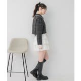 レース付ツイードコート | RETRO GIRL | 詳細画像3 