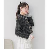 レース付ツイードコート | RETRO GIRL | 詳細画像7 