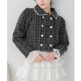 BLK1 | レース付ツイードコート | RETRO GIRL