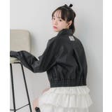 レースパッチ付FレザーBZ | RETRO GIRL | 詳細画像2