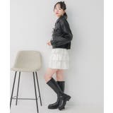 レースパッチ付FレザーBZ | RETRO GIRL | 詳細画像7